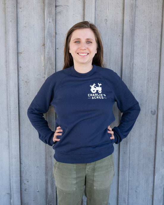 Logo Crewneck Sweatshirt - Navy