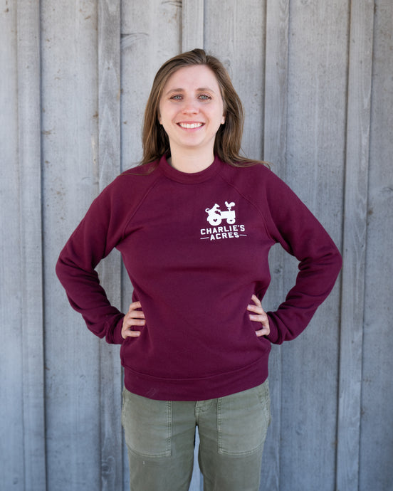 Logo Crewneck Sweatshirt - Maroon
